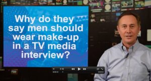 Men Makeup TV interview - Gerard Braud