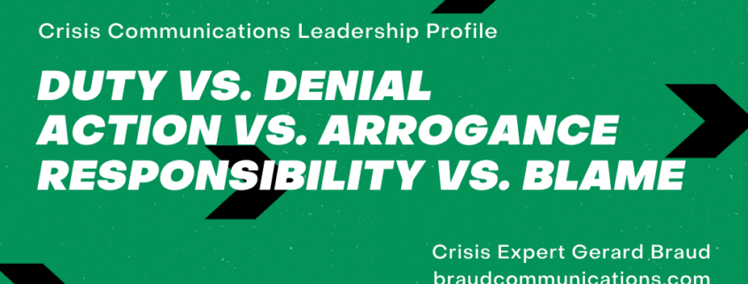 Crisis Communications Leadership Profile
